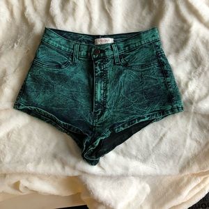 High waisted super short shorts